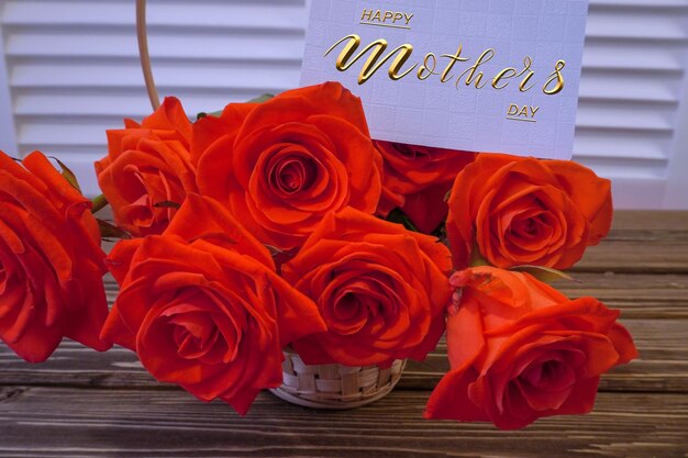 Feliz Dia da Mãe Cartão Banner panfleto Parabéns pelo Dia da Mãe
