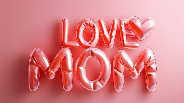 Feliz Dia das Mães letras caligrafia design de cartão de dia das mães