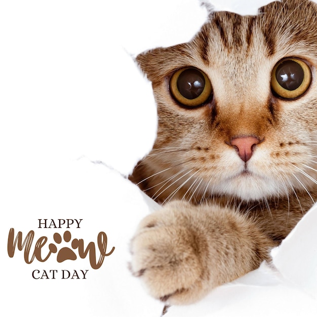 Feliz Dia do Gato Banner