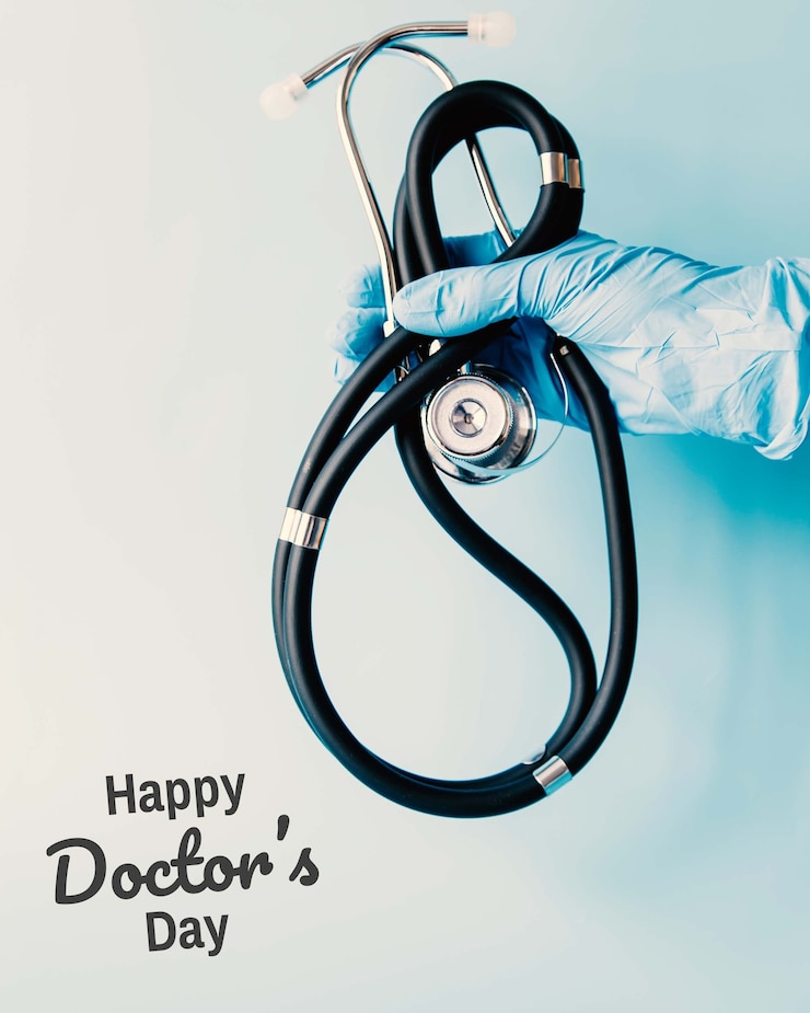 Foto feliz dia dos médicos bandeira colagem
