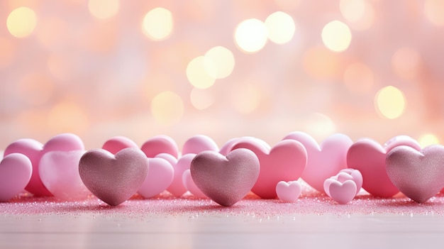 Feliz Dia dos Namorados Celebrando o amor, o amor, o romance, os corações e os momentos doces capturados numa viagem caprichosa de conexão afetuosa.