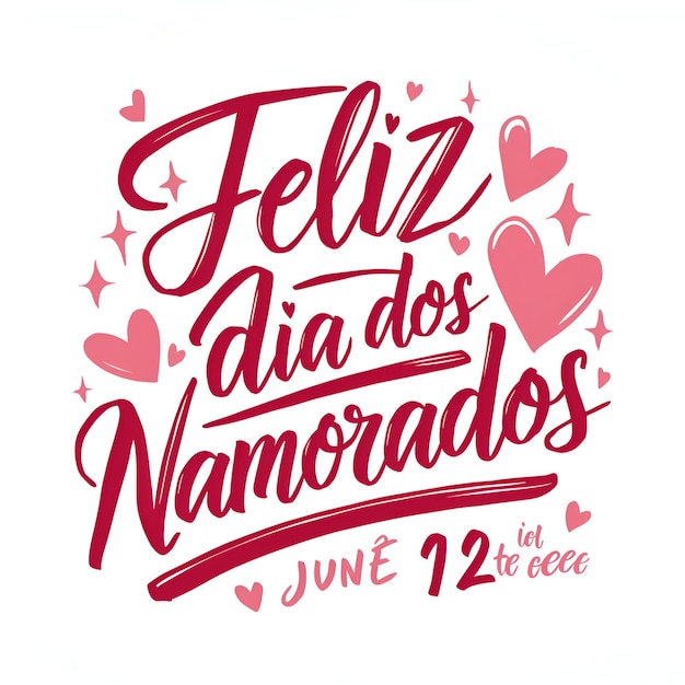 Foto feliz dia dos namorados feliz día de san valentín en el portugués brasileño