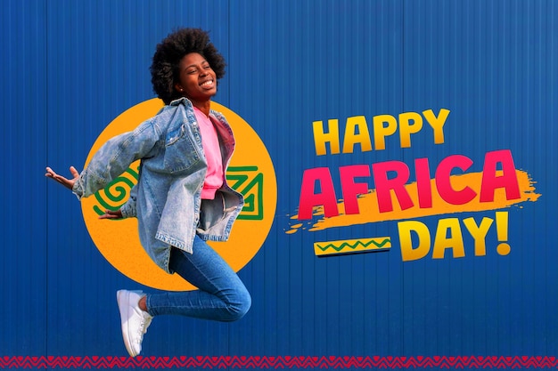 Feliz día de África composición