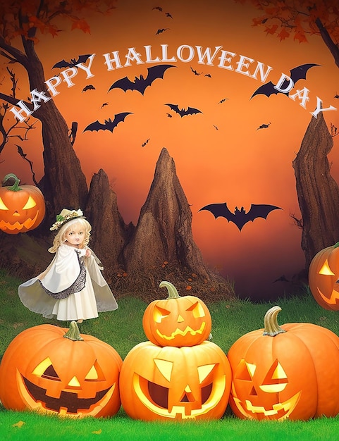 Feliz día de Halloween 2023 imagen ai