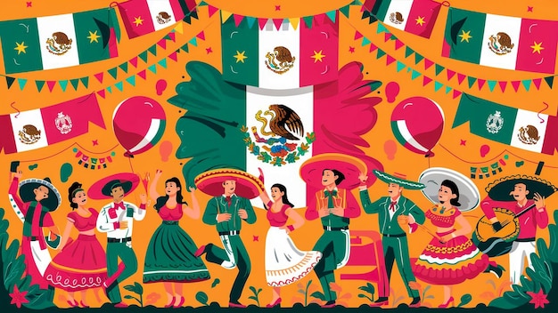 feliz día de la independencia de brasil 7 de septiembre diseño de cartel ilustración vectorial