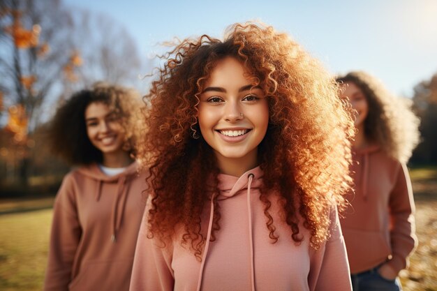 Feliz dia internacional da mulher grupo de amigos