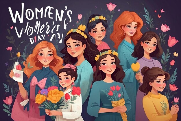 Feliz día de la mujer.