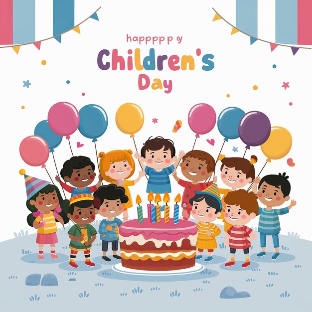 Feliz día de los niños Generativo ai