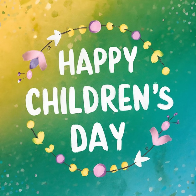 Feliz día de los niños.