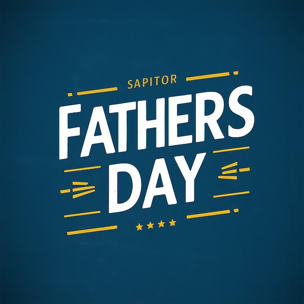 Feliz día del padre.