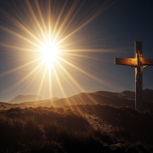 Foto feliz día de pascua en el fondo