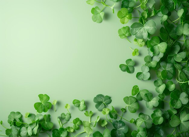 Feliz día de San Patricio Fondo generado por Ai