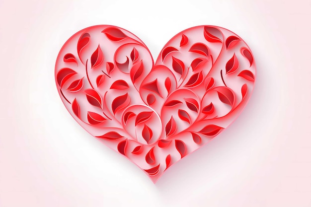 Feliz día de San Valentín amor y corazón generado por la IA