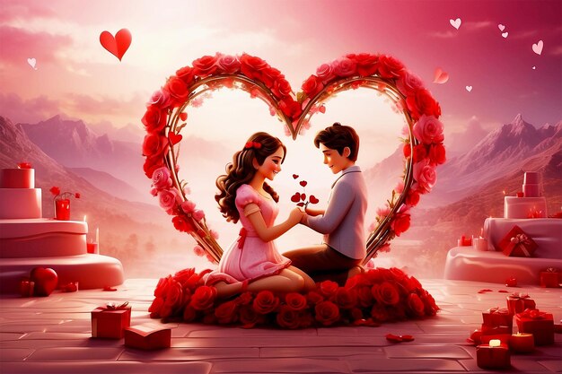 Foto feliz día de san valentín