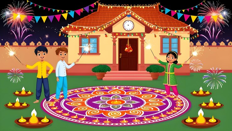 Feliz Diwali del año 2024