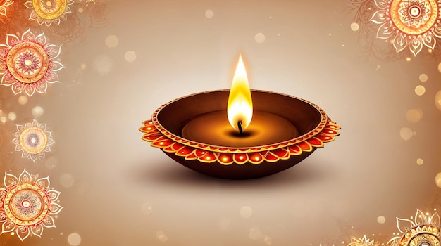Foto feliz diwali bela imagem de fundo