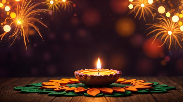 Feliz Diwali bela imagem de fundo