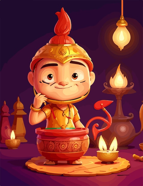 Feliz Diwali com fundo colorido