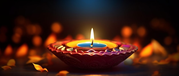 Feliz Diwali Diwali Diya Generative Ai
