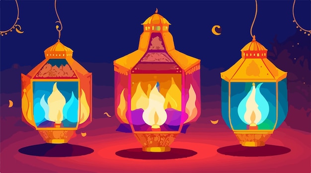 Feliz Diwali con un fondo colorido