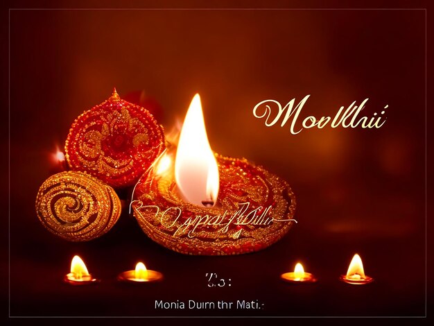 Feliz diwali fundo festival indiano com velas dia de diwali feliz dia de diwali