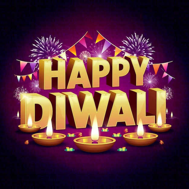 Feliz Diwali hermoso diseño de fondo del cartel