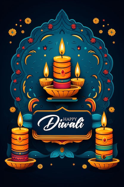 Foto feliz diwali.