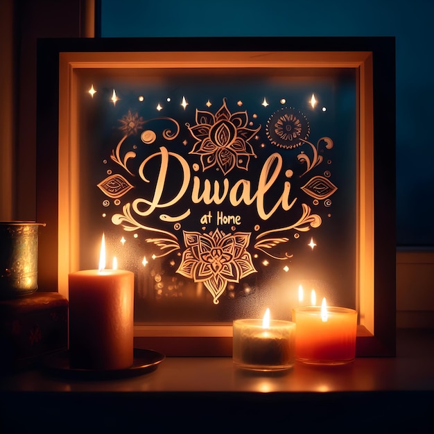 Foto feliz diwali .