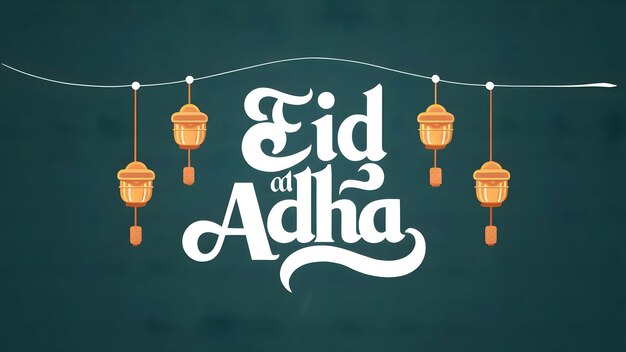 Feliz Eid Ul Adha Design criativo