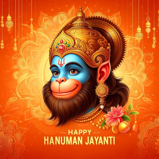 Foto feliz festival de hanuman jayanti antecedentes