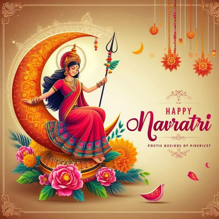 Feliz festival después de Navratri