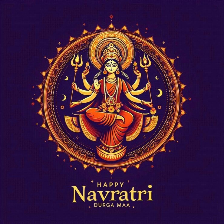 Feliz festival después de Navratri