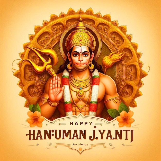 Feliz festival de Hanuman Jayanti El trasfondo