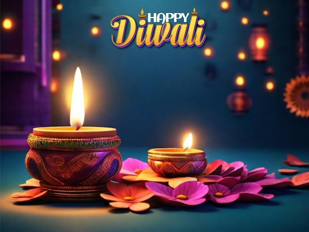 Feliz fiesta de Diwali