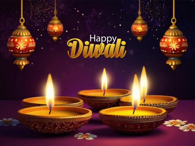 Feliz fiesta de Diwali