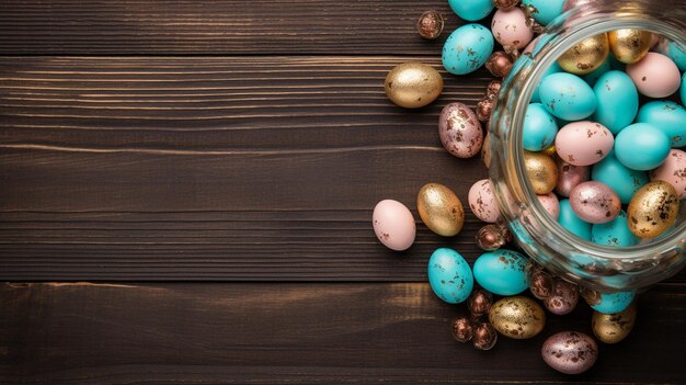 Foto feliz fondo de pascua el concepto del día de pascua