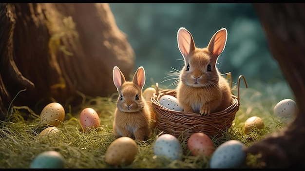 feliz fondo de pascua