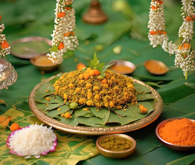 Feliz fundo de saudação do festival de Gudi Padwa