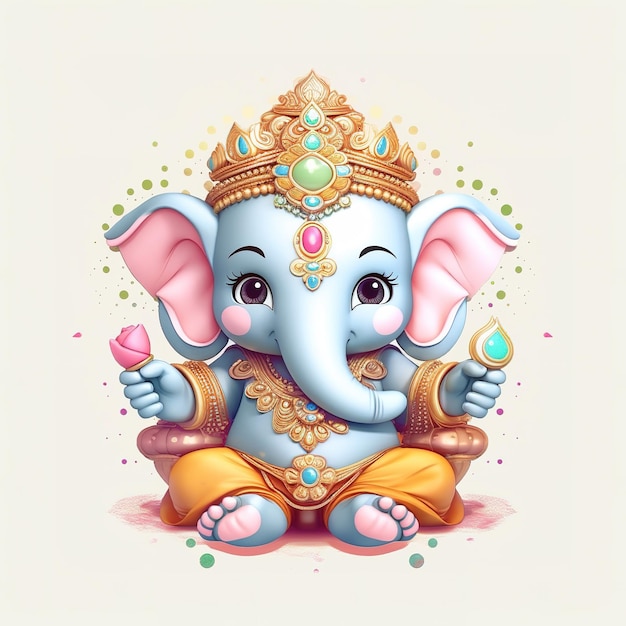 Feliz Ganesh Chaturthi Generativo ai