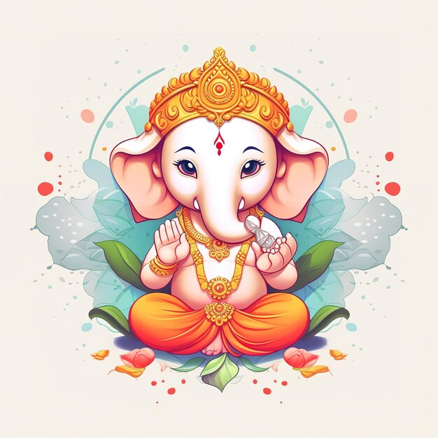 Feliz Ganesh Chaturthi Generativo ai