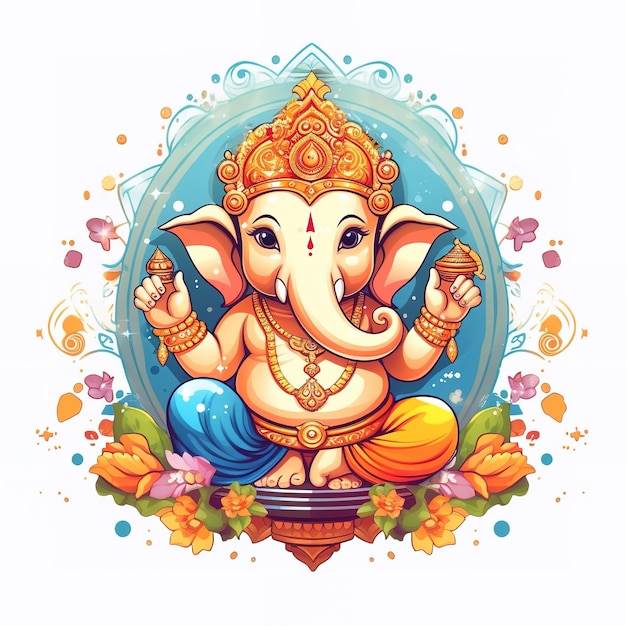 Feliz Ganesh Chaturthi Generativo ai