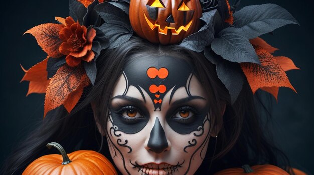 Feliz Halloween hermoso y genial diseño para halloween.