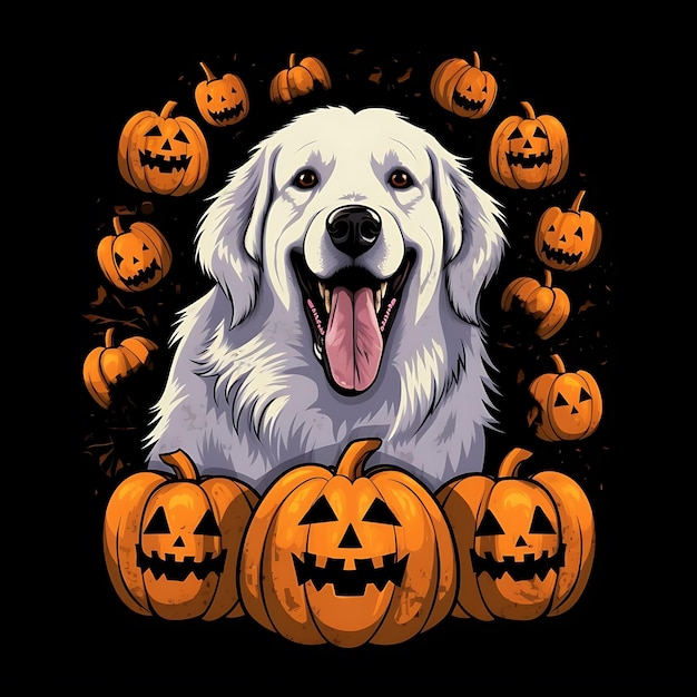 Feliz Halloween Lindo Perro Calabaza De Halloween Dibujos Animados Clipart Cachorro Espeluznante Disfraz De Halloween Perros