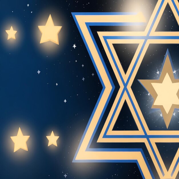 Feliz Hanukkah estrela David imagens de fundo coleções lindos papéis de parede ai gerados