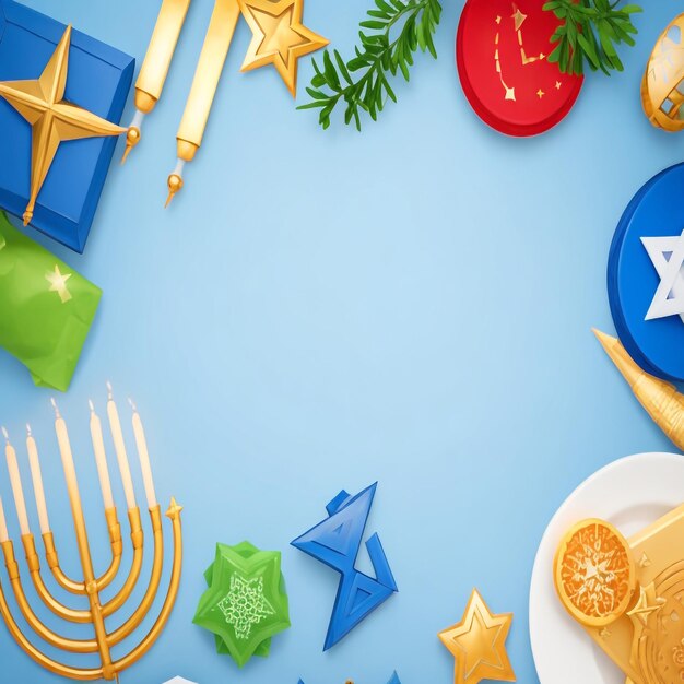 Feliz Hanukkah estrela David imagens de fundo coleções lindos papéis de parede ai gerados