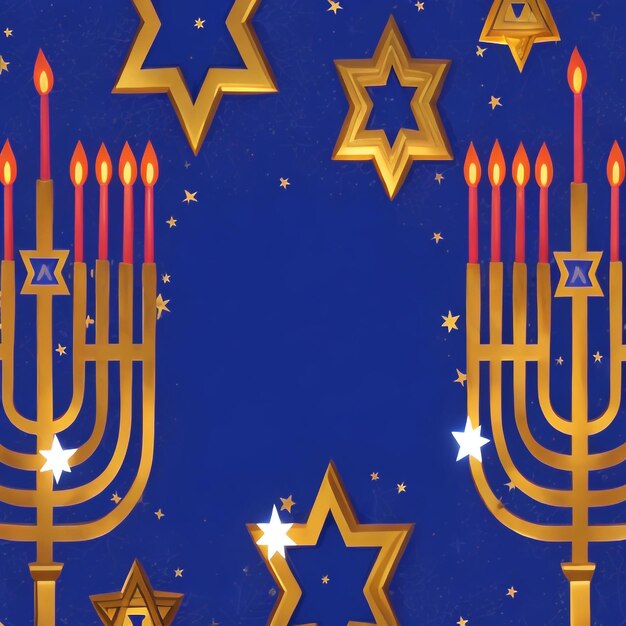 Foto feliz hanukkah estrela david imagens de fundo coleções lindos papéis de parede ai gerados