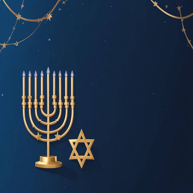 Foto feliz hanukkah estrela david imagens de fundo coleções lindos papéis de parede ai gerados