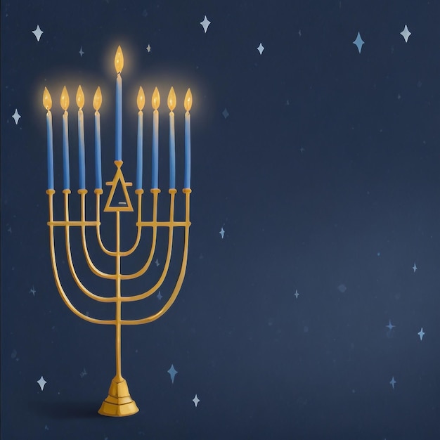 Feliz Hanukkah estrela de David imagens de fundo coleções lindos papéis de parede ai gerado