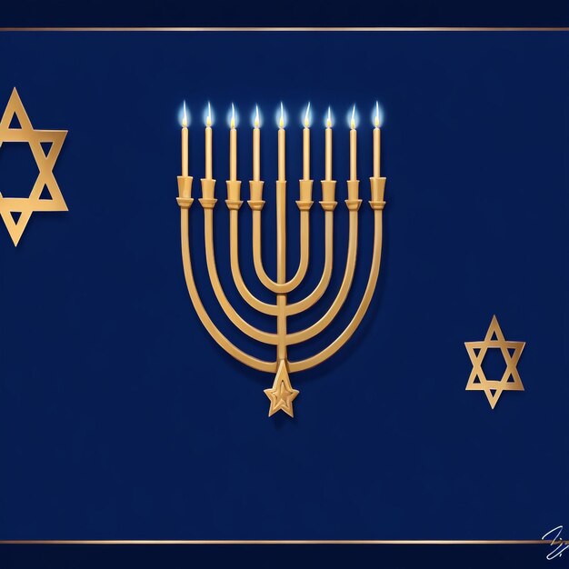Foto feliz hanukkah estrela de david imagens de fundo coleções lindos papéis de parede ai gerado