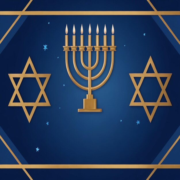 Foto feliz hanukkah estrela de david imagens de fundo coleções lindos papéis de parede ai gerado